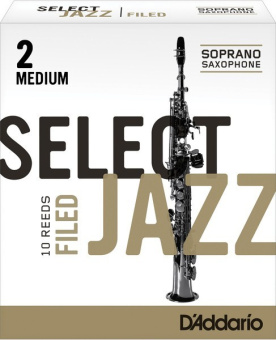 Трость для саксофона сопрано Rico RSF10SSX2M Select Jazz Filed